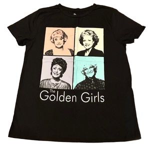 NWOT Golden Girls Black Short Sleeve Tee Shirt Top M